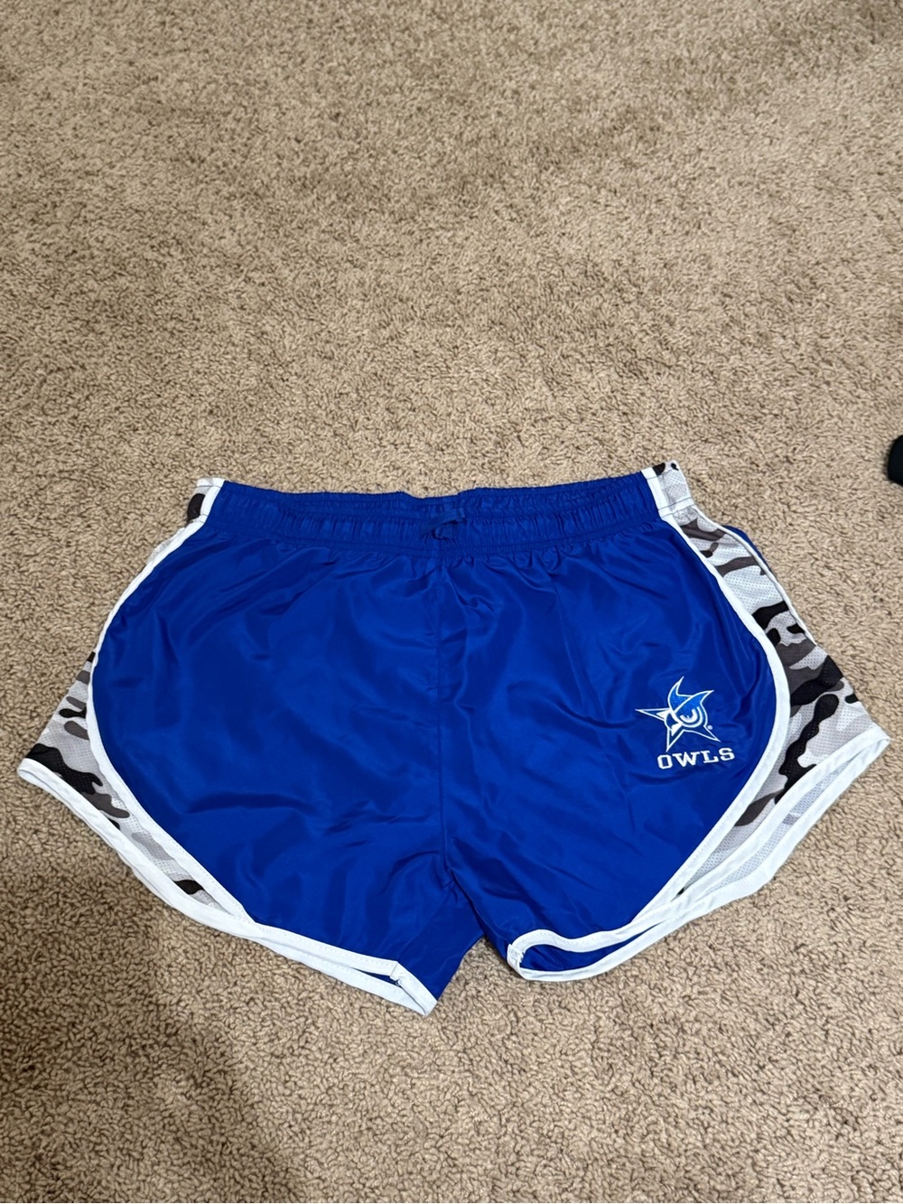 Joshua Owls Blue Ladies Athletic Shorts